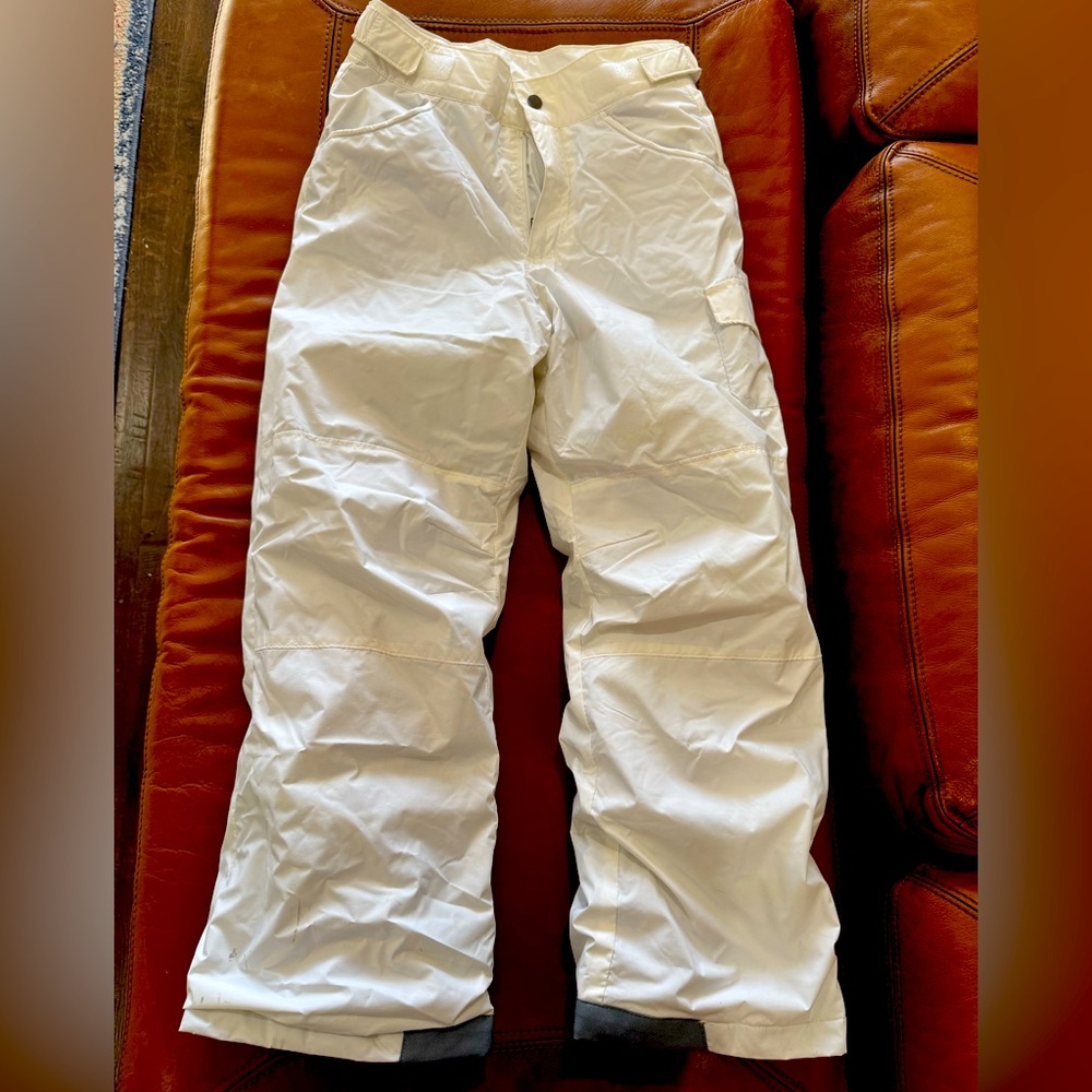 Columbia ski pants - Girls size medium - white